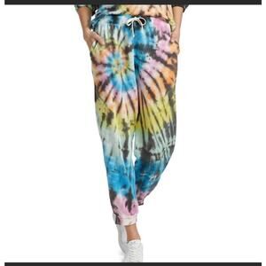 ELECTRIC & ROSE VENICE TIE DYE SWEATPANTS JOGGERS XS 100% COTTON